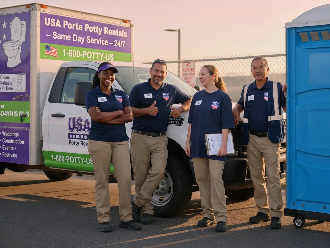 Porta Potty Rental company in Paso Robles, CA